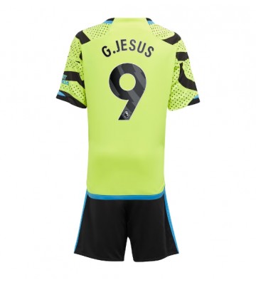 Arsenal Gabriel Jesus #9 Koszulka Wyjazdowych Dziecięca 2023-24 Krótki Rękaw (+ Krótkie spodenki)